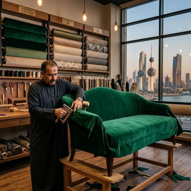 تنجيد المجالس والكنب بالكويت